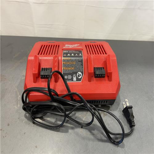 AS-IS- Milwaukee M18 18-Volt Lithium-Ion Dual Bay Rapid Battery Charger
