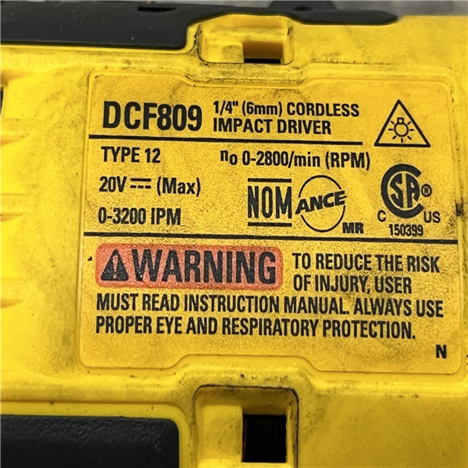 AS-IS DEWALT Atomic 20V Max Lithium-Ion Brushless Cordless Compact 1/4 in. Impact Driver Kit