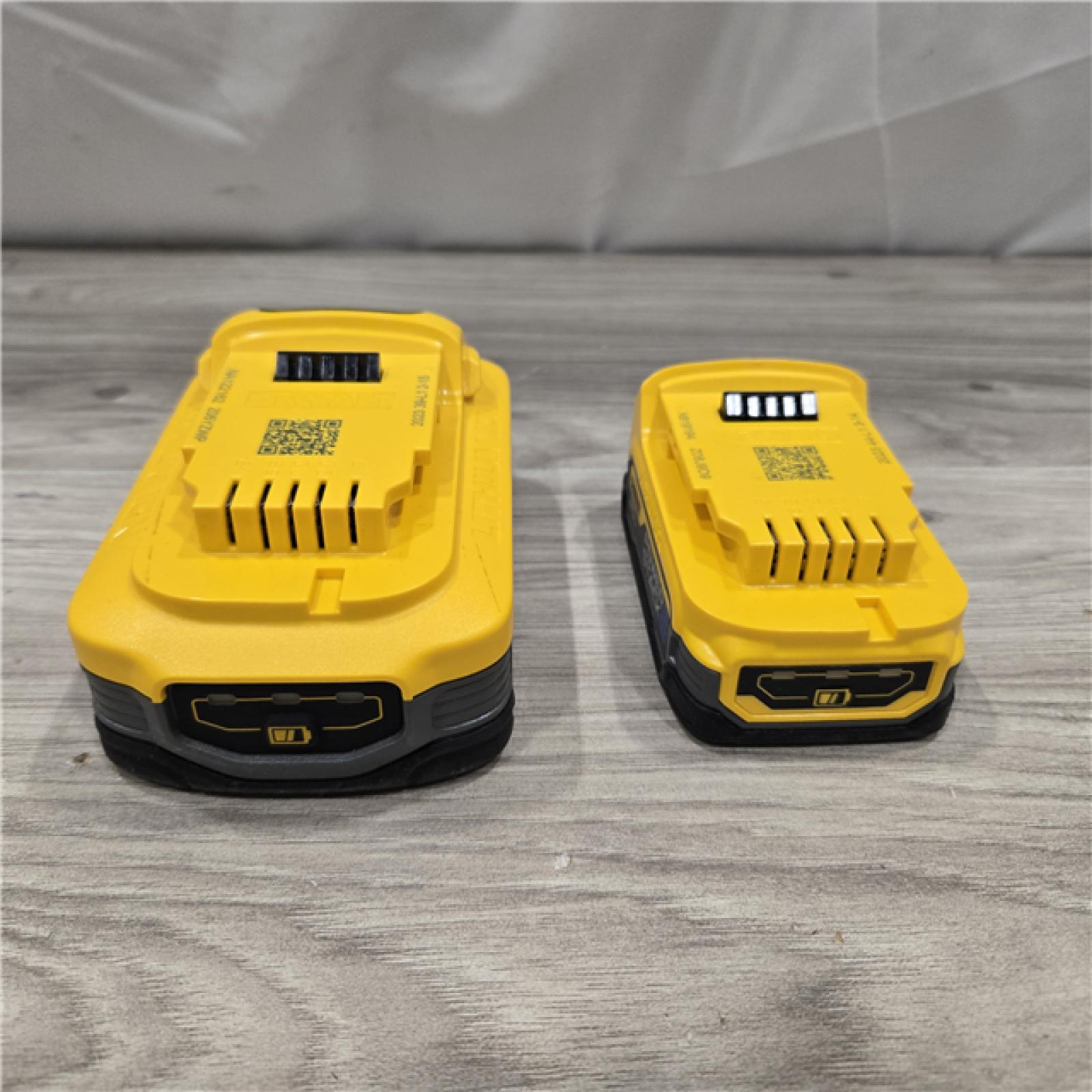 AS-IS Dewalt DCBP315-2C 20V MAX POWERSTACK Lithium-Ion Battery Starter Kit