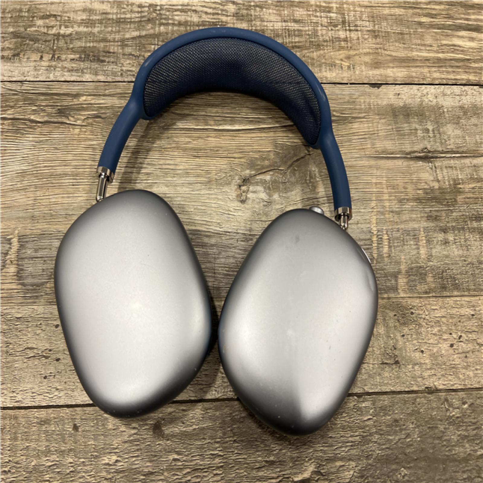 AS-IS Apple AirPods Max Wireless Over-Ear Headphones (A2096) - Sky Blue - Lightning