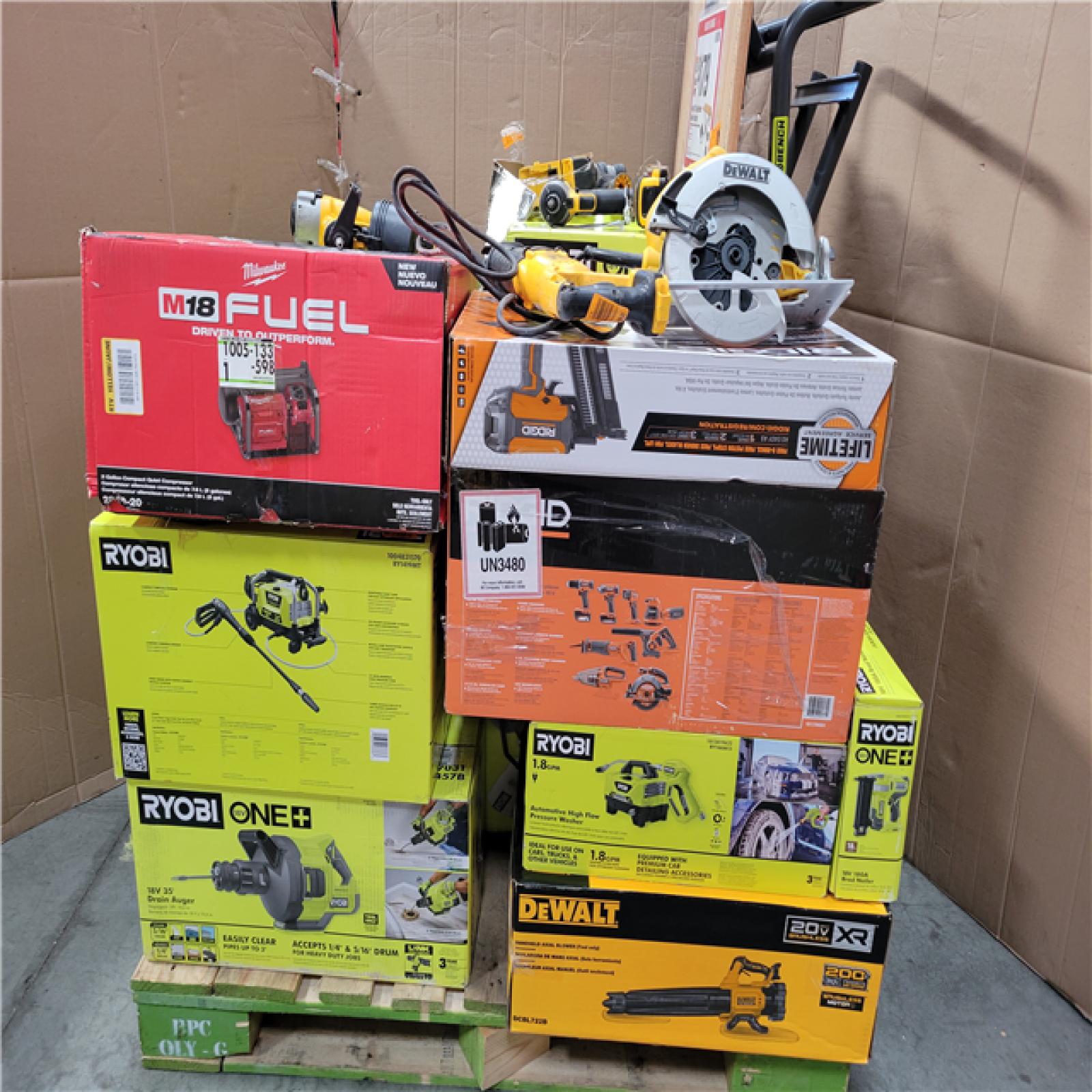 CALIFORNIA AS-IS TOOL PALLET