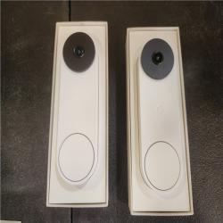 Phoenix AS-IS Google Nest Doorbell (Wired  3rd Gen) - Smart Wi-Fi Video Doorbell Camera (2-Pack)