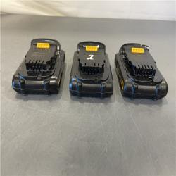 AS-IS DeWalt 20V MAX Lithium-Ion 1.5Ah Compact Battery Pack (3-Pack)