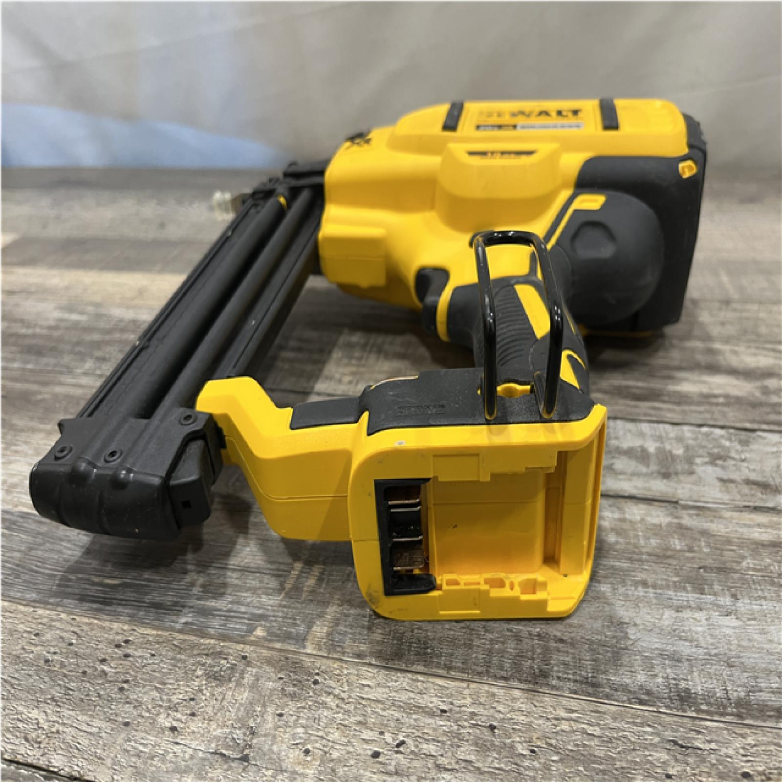 AS-IS DEWALT 20V MAX XR Lithium-Ion Electric Cordless 18-Gauge Brad Nailer (Tool Only)