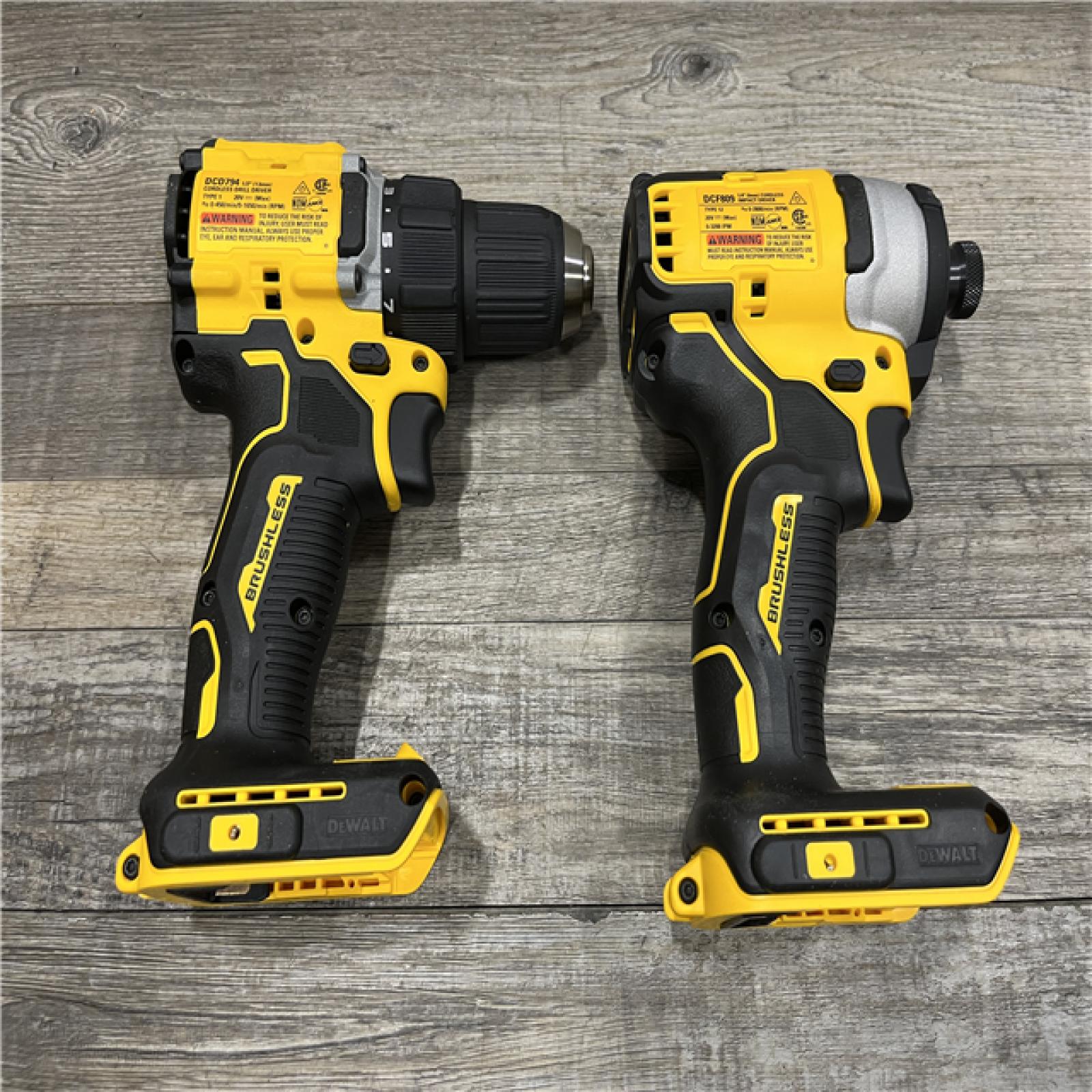 AS-IS DEWALT ATOMIC 20-Volt MAX Lithium-Ion Cordless Combo Kit