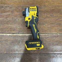 AS-IS DEWALT ATOMIC 20V MAX Lithium-Ion Cordless 1/4 in. Brushless Impact Driver Kit, 5 Ah Battery, Charger, and Bag