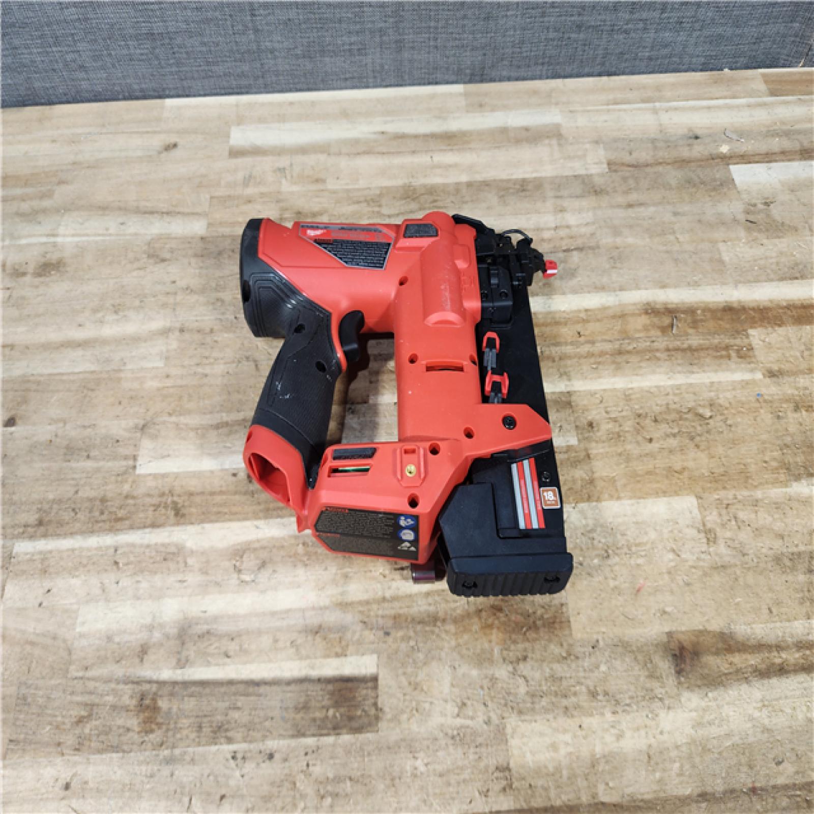 HOUSTON LOCATION - AS - IS Milwaukee FUEL 12-Volt Lithium-Ion Brushless Cordless 18-Gauge 1-1/2 in. Compact Brad Nailer (Tool Only)