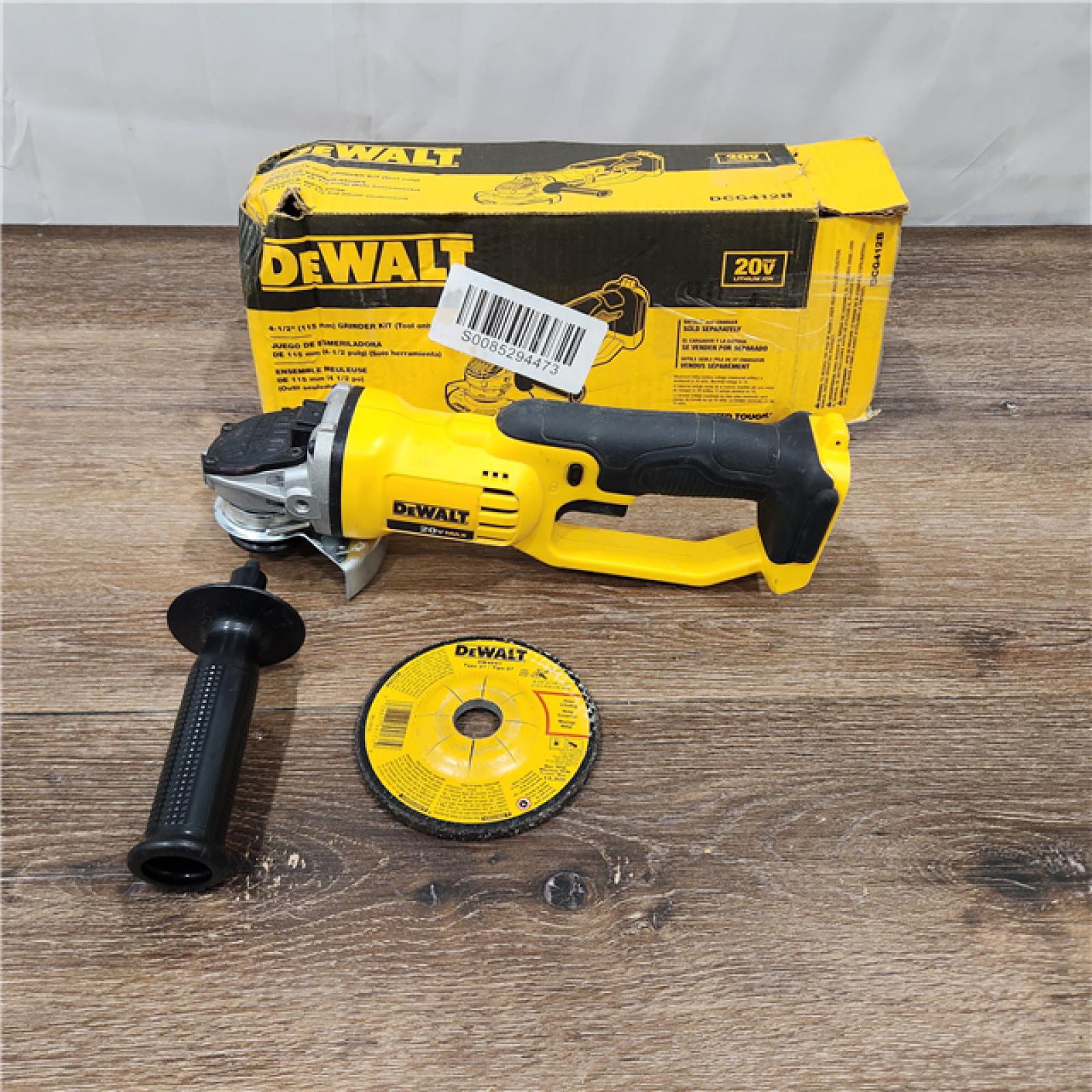 AS-IS Dewalt 20-Volt MAX Lithium-Ion Cordless 4-1/2 in. to 5 in. Grinder (Tool Only)