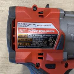 AS-IS Milwaukee FUEL 18V Lithium-Ion Brushless Cordless 1/2 in. Hammer Drill Driver Kit