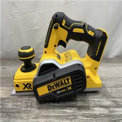 AS-IS DEWALT 20V MAX XR Cordless Brushless 3-1/4 in. Planer (Tool Only)