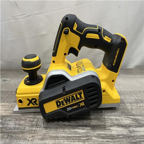 AS-IS DEWALT 20V MAX XR Cordless Brushless 3-1/4 in. Planer (Tool Only)