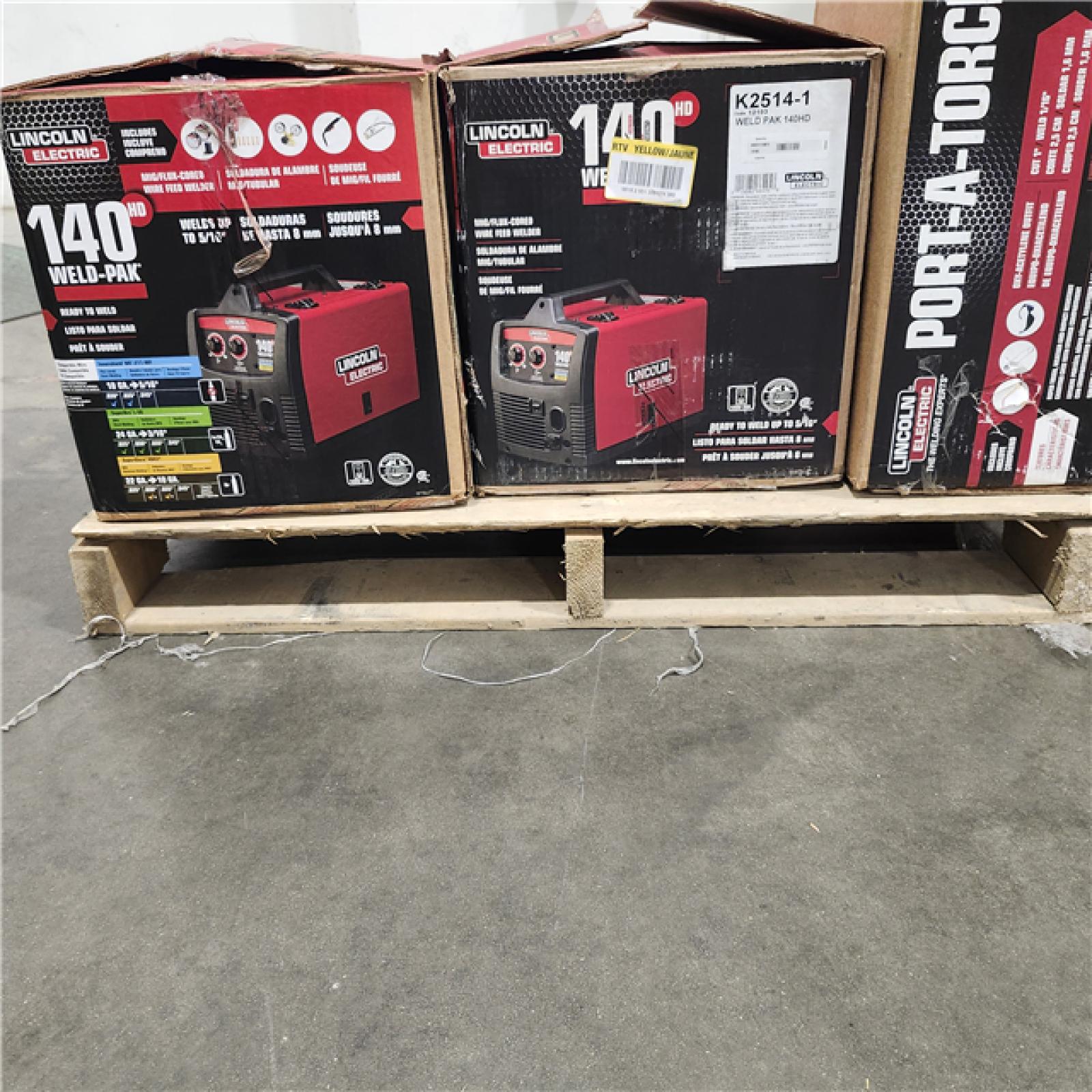 Dallas Location - As-Is Lincoln Electric Weld-Feed Welder(Lot Of 3)