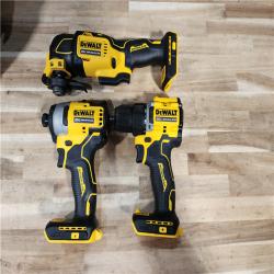 HOUSTON LOCATION - AS-IS DEWALT ATOMIC 20-Volt Lithium-Ion Cordless Brushless (3-Tool) Combo Kit