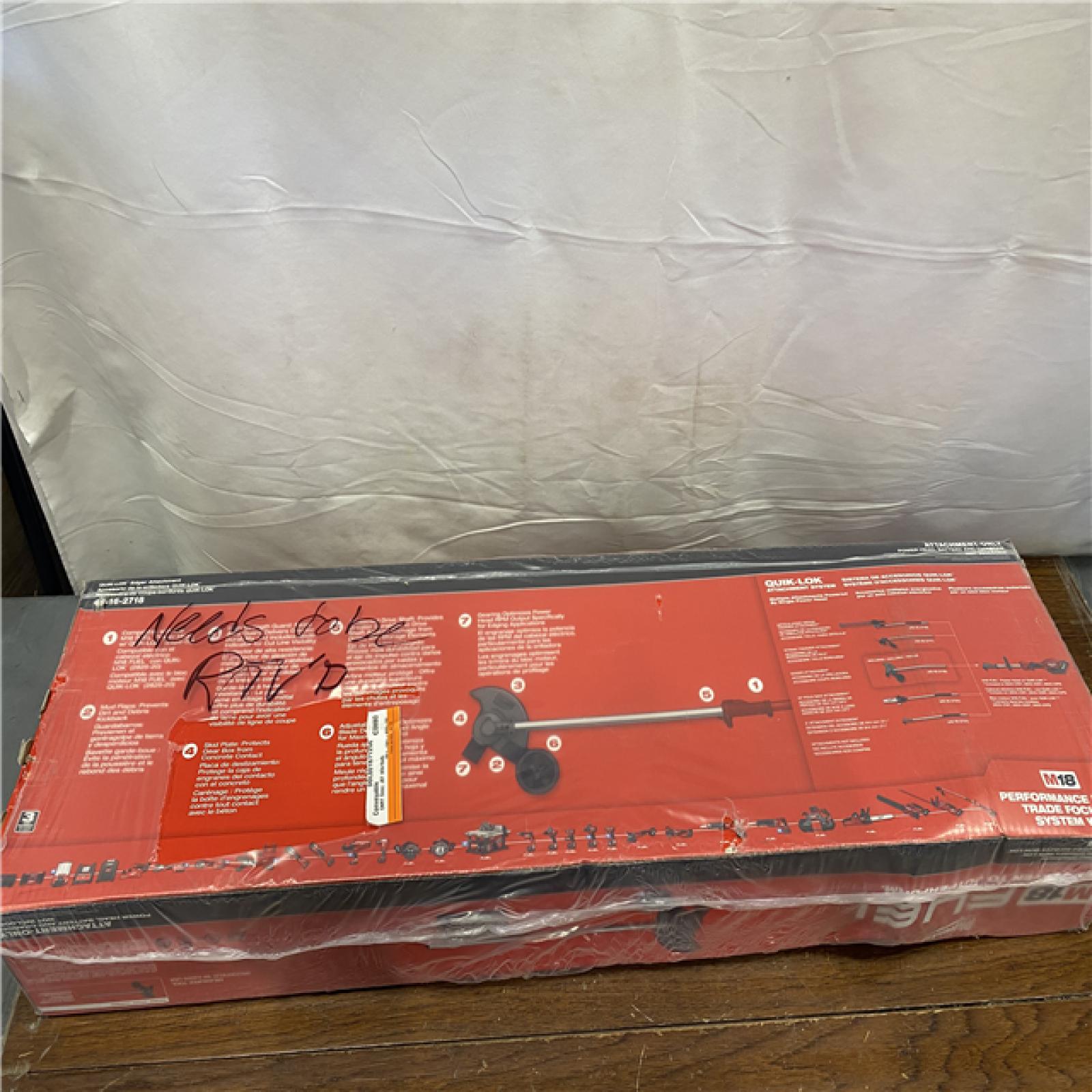 NEW M18 FUEL 8 in. Edger Attachment for  QUIK-LOK Attachment System