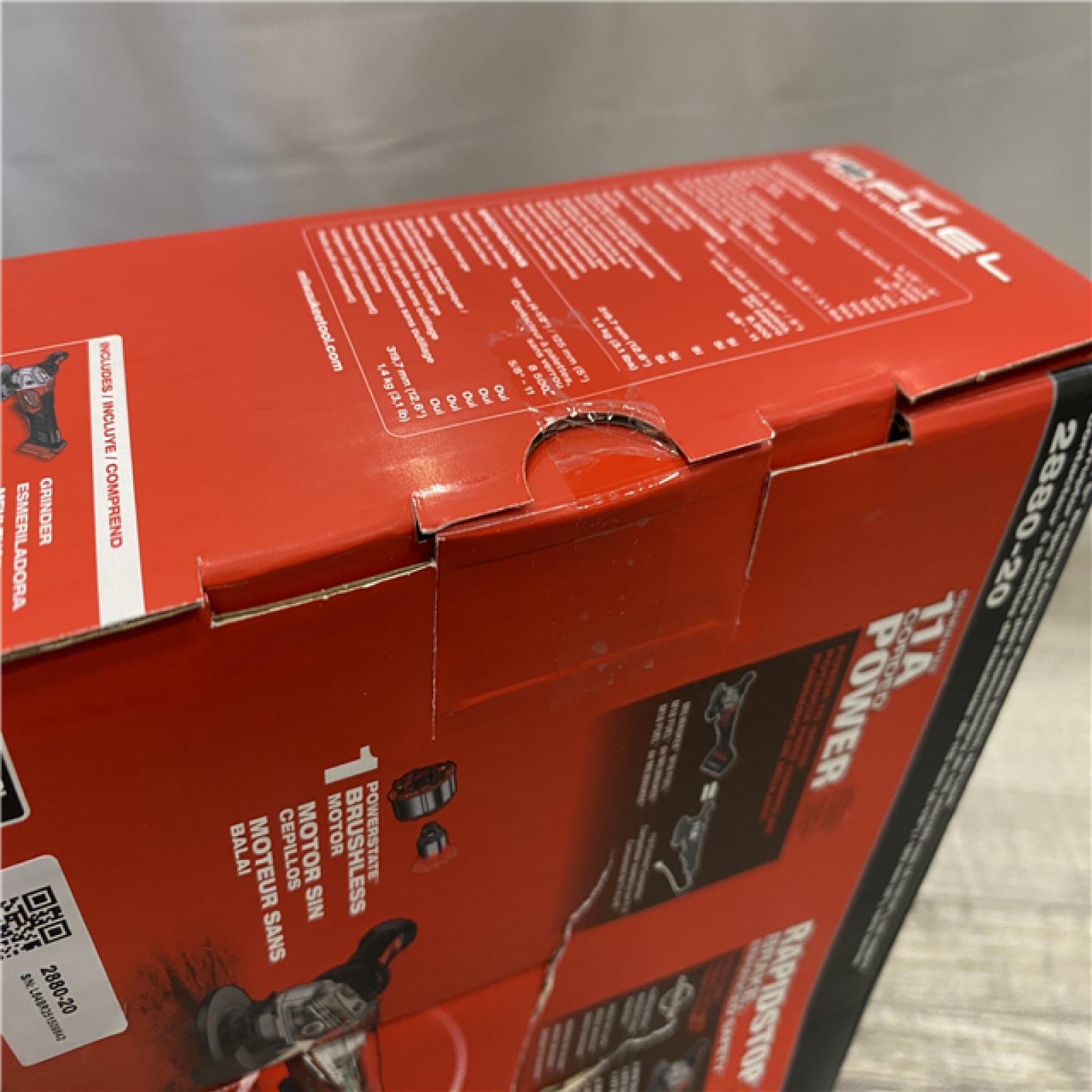 NEW - Milwaukee FUEL 18V Lithium-Ion Brushless Cordless 4-1/2 in./5 in. Grinder w/Paddle Switch (Tool-Only)