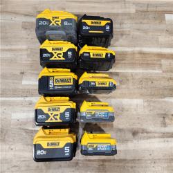 HOUSTON LOCATION - AS-IS DEWALT BATTERY PACK QTY - 10