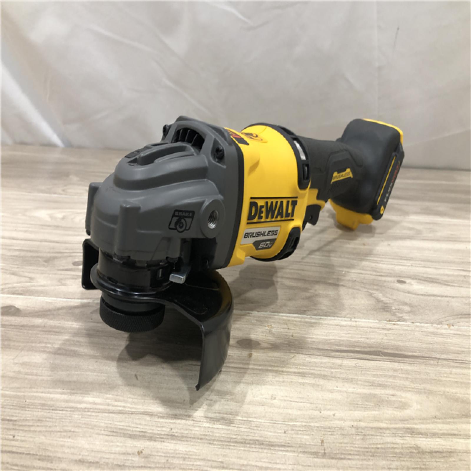 AS-IS DEWALT 60V MAX Cordless 4.5 in. to 6 in. Small Angle Grinder (Tool Only)