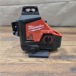 AS-IS Milwaukee-3632-21 M12 Green Beam Laser 360° 3-Plane Kit