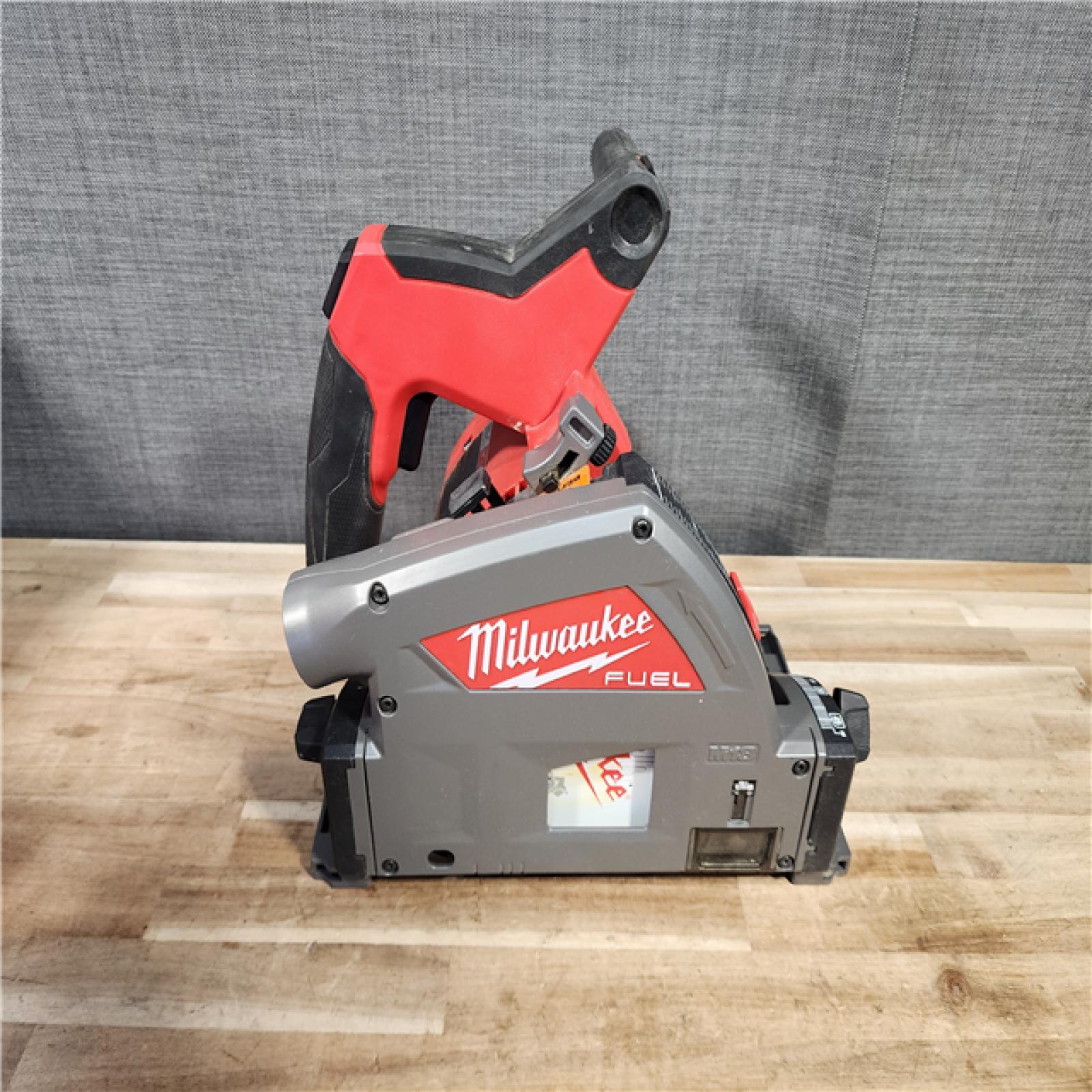 HOUSTON LOCATION - AS-IS Milwaukee FUEL 18V Lithium-Ion Cordless Brushless 6-1/2 in. Plunge Cut Track Saw (Tool-Only)