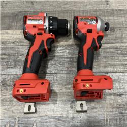 AS-IS Milwaukee 18V Lithium-Ion Brushless Cordless Compact Drill/Impact Combo Kit