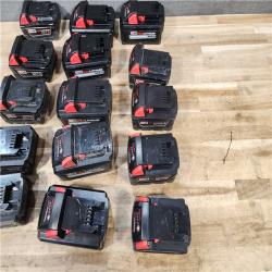 HOUSTON LOCATION - AS - IS MILWAUKEE BATTERY PACK QTY - 15