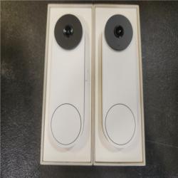 Phoenix AS-IS Google Nest Doorbell (Wired  3rd Gen) - Smart Wi-Fi Video Doorbell Camera (2-Pack)