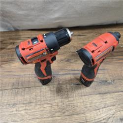 AS-IS Milwaukee M12 Cordless Brushless 2 Tool Combo Kit