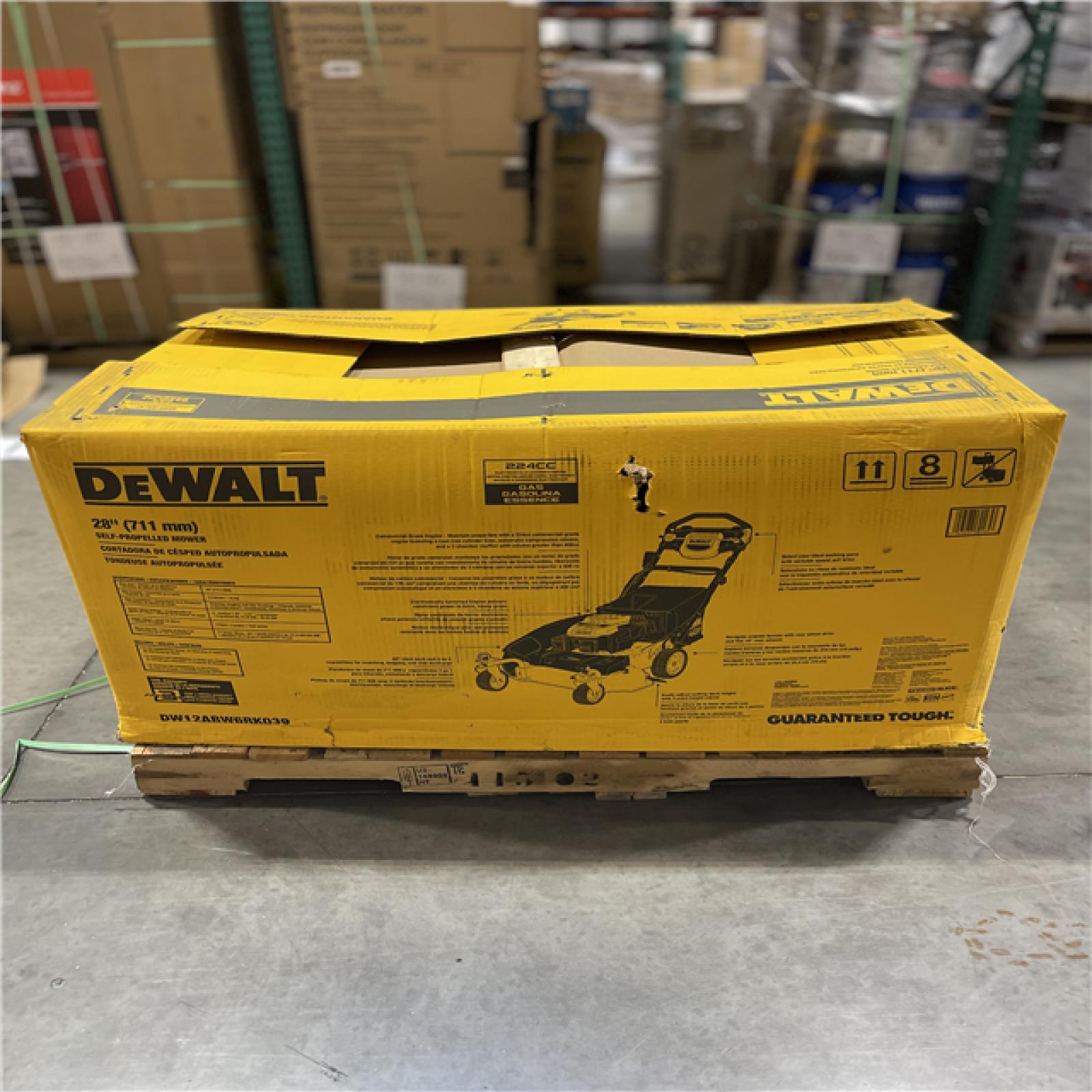 DALLAS LOCATION- NEW!- DEWALT 28 in. 224cc E-GOV Engine 3-in-1 Gas RWD Self-Propelled Lawn Mower