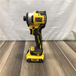 AS-IS DEWALT Atomic 20V Max Lithium-Ion Brushless Cordless Compact 1/4 in. Impact Driver Kit