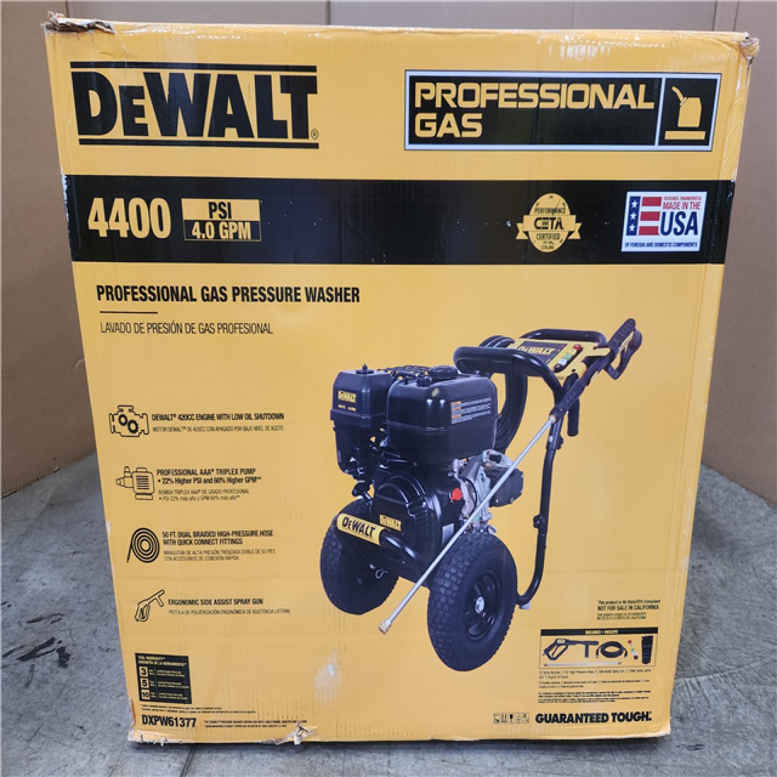 Phoenix NEW DEWALT 4400 PSI 4.0 GPM Cold Water Gas Pressure Washer