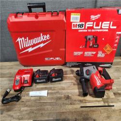 HOUSTON LOCATION - AS-IS Milwaukee 2912-22 M18 Fuel 18V 1  SDS Plus Rotary Hammer with Battery & Charger