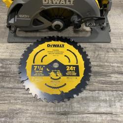 AS-IS DEWALT FLEXVOLT 60V MAX Cordless Brushless 7-1/4 in. Circular Saw with Brake (Tool Only)