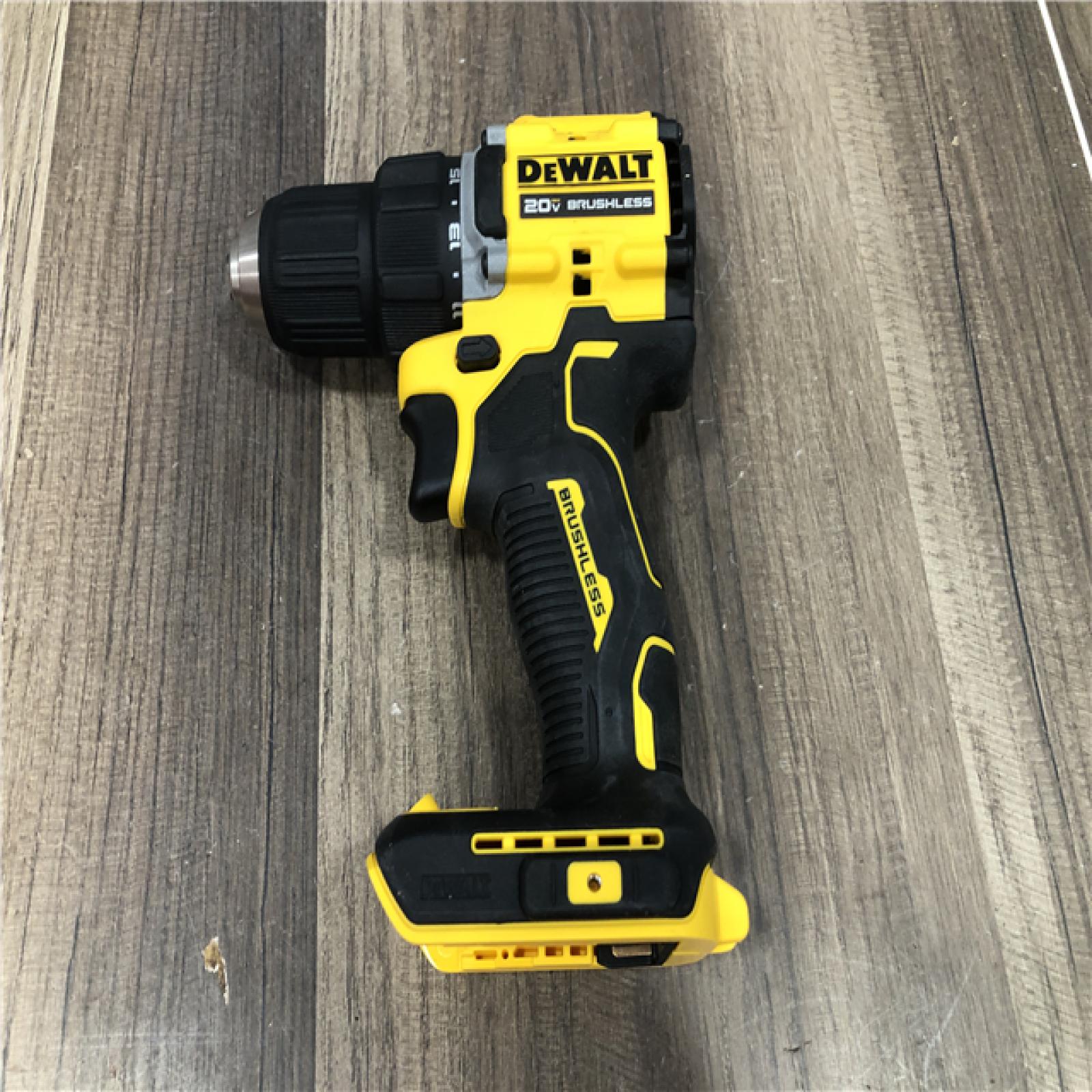 AS-IS DEWALT ATOMIC 20-Volt MAX Brushless Cordless 1/2 in. Drill Driver (Tool-Only)