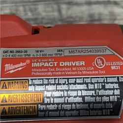 AS-IS Milwaukee FUEL 18V Lithium-Ion Brushless Cordless 1/4 in. Hex Impact Driver (Tool-Only)
