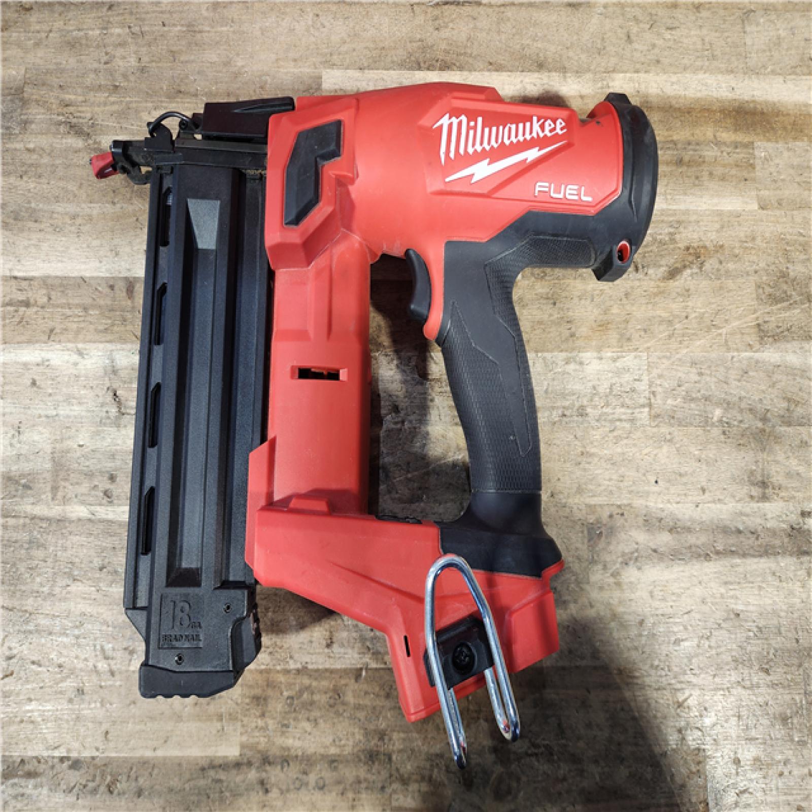 HOUSTON LOCATION - AS-IS Milwaukee FUEL 18-Volt Lithium-Ion Brushless Cordless Gen II 18-Gauge Brad Nailer (Tool-Only)