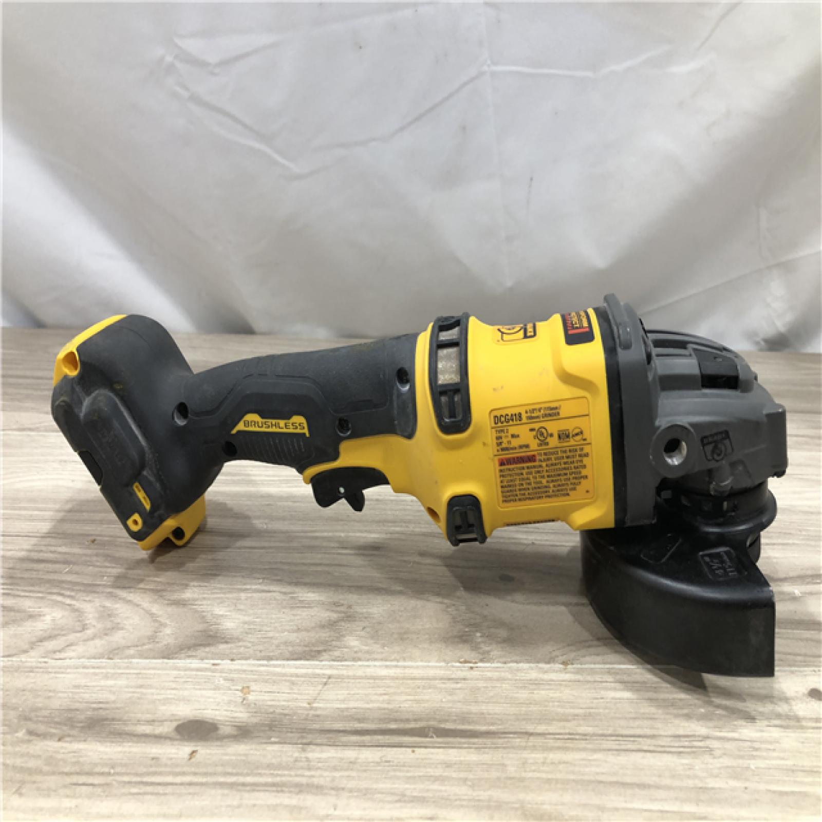AS-IS DEWALT 60V MAX Cordless 4.5 in. to 6 in. Small Angle Grinder (Tool Only)