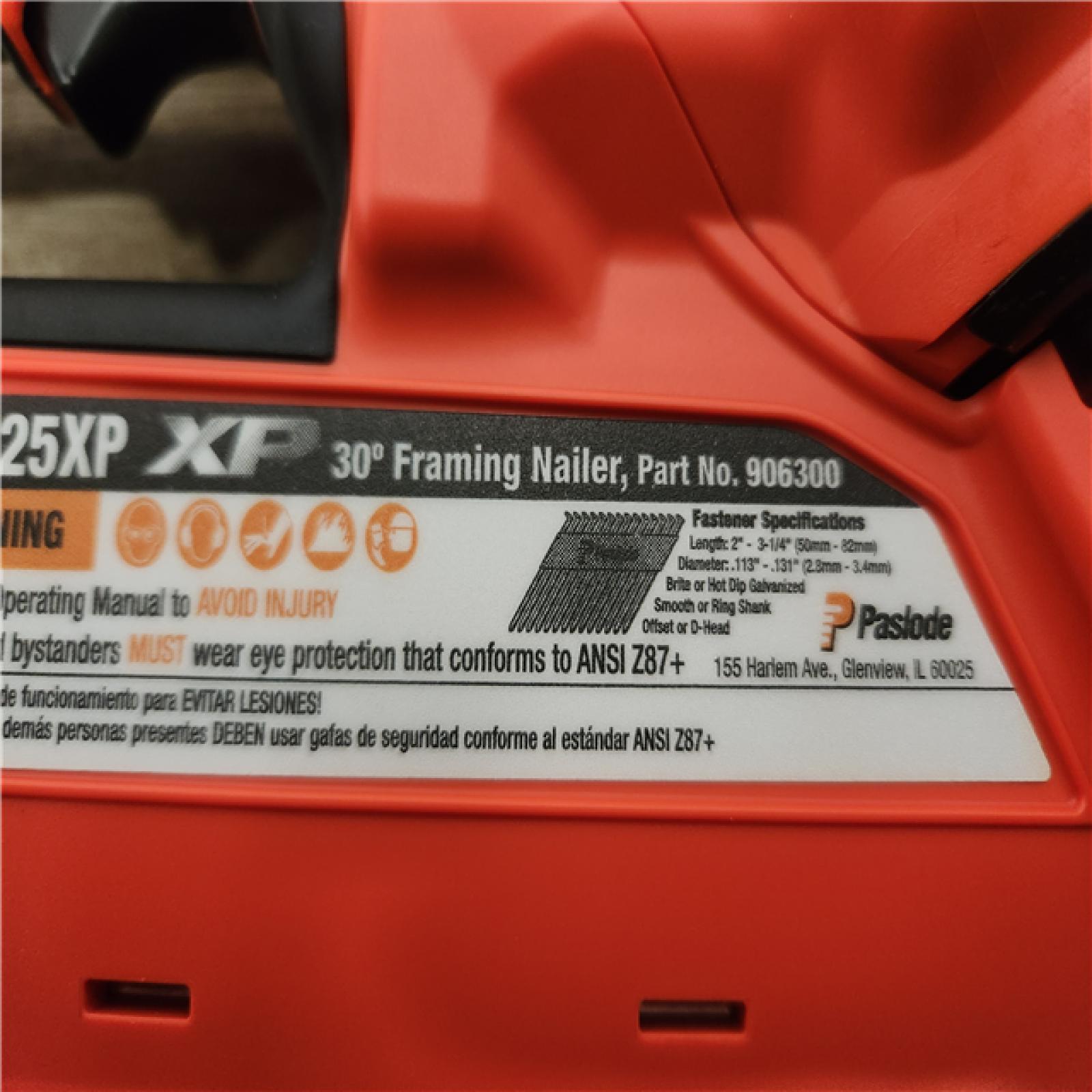 Phoenix Location Appears NEW Paslode CFN325XP Lithium-Ion Battery 30° Cordless Framing Nailer