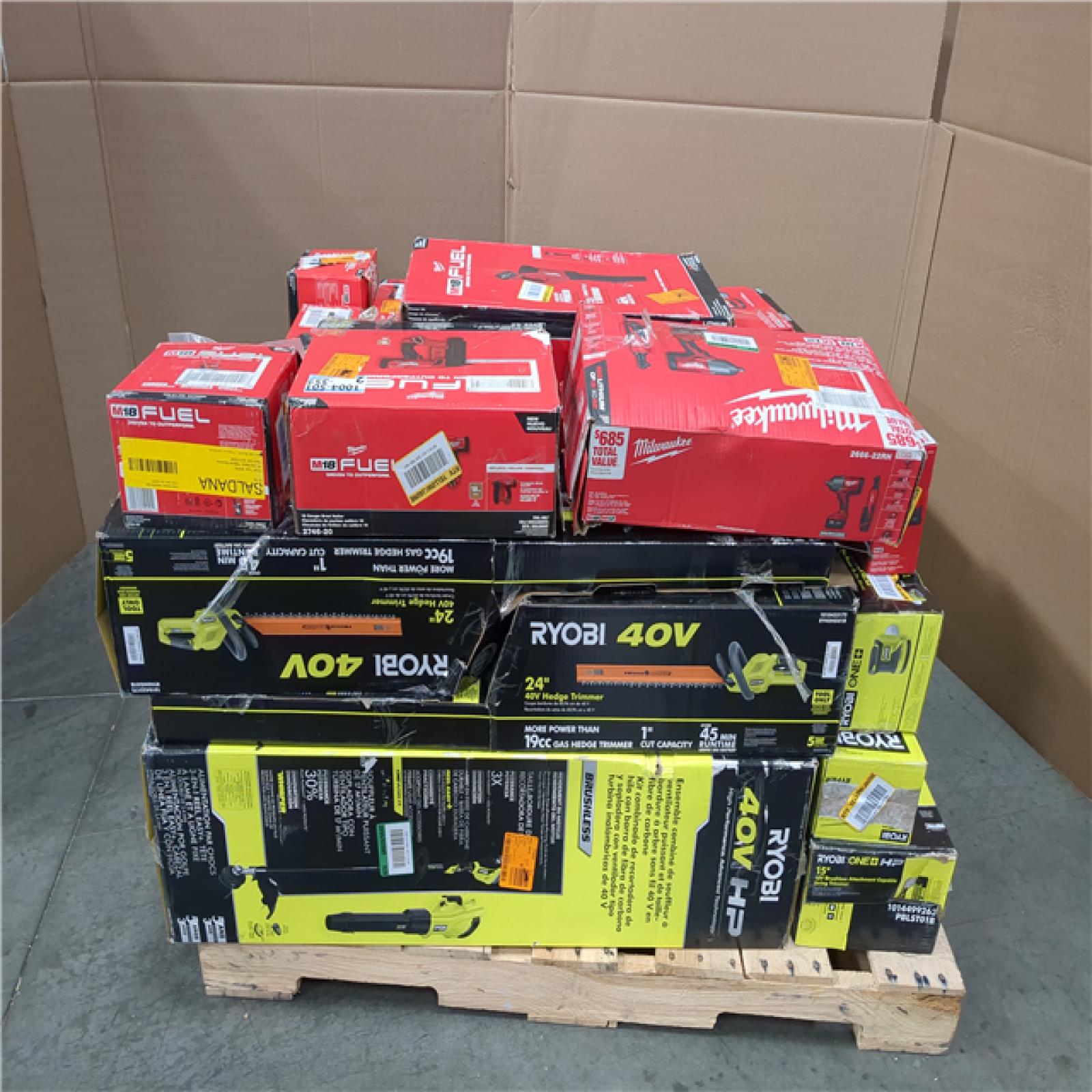 CALIFORNIA AS-IS TOOL PALLET