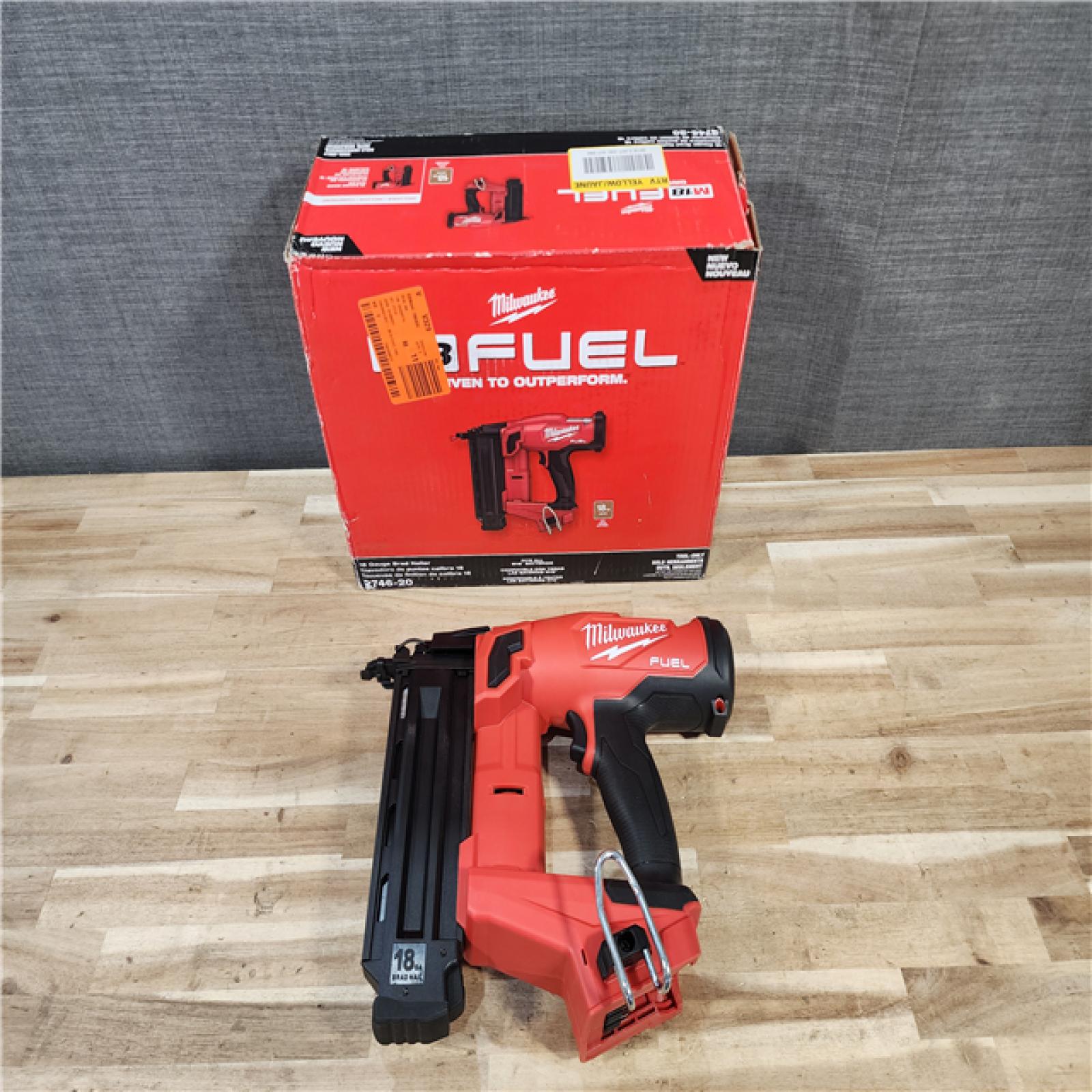 HOUSTON LOCATION - AS-IS (APPEARS LIKE NEW) Milwaukee  FUEL 18-Volt Lithium-Ion Brushless Cordless Gen II 18-Gauge Brad Nailer (Tool-Only)