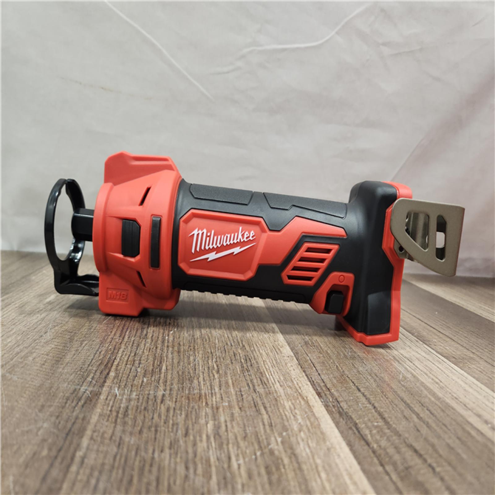 AS-IS- Milwaukee M18 18-Volt Lithium-Ion Cordless Drywall Cut Out Tool (Tool-Only)