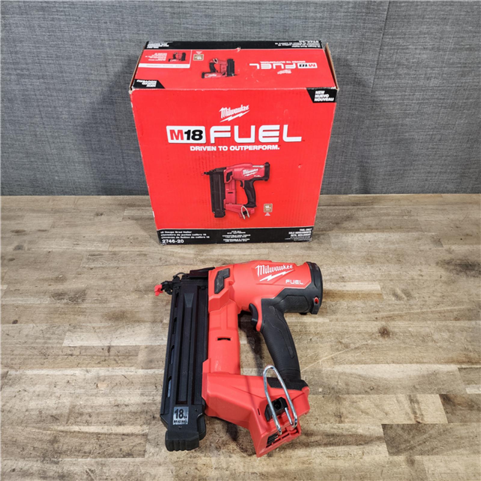 HOUSTON LOCATION - AS-IS Milwaukee M18 Fuel 18V Brushless 18-Gauge Brad Nailer 2746-20 (Bare Tool)