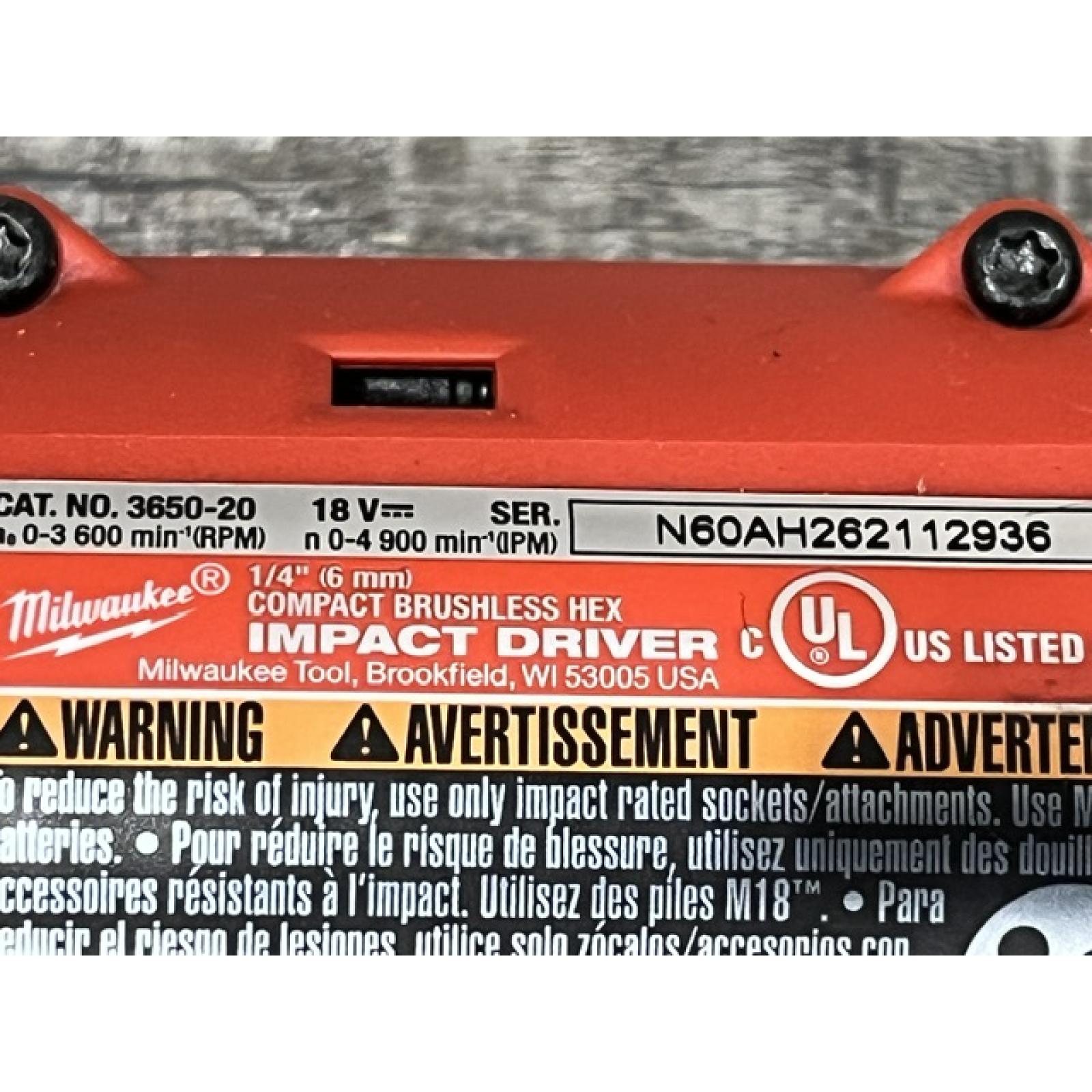 AS-IS Milwaukee 18V Lithium-Ion Brushless Cordless Compact Drill/Impact Combo Kit