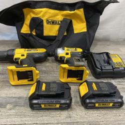 AS-IS DEWALT 20V MAX Cordless Drill/Impact 2 Tool Combo Kit