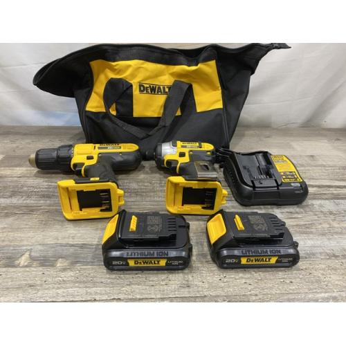 AS-IS DEWALT 20V MAX Cordless Drill/Impact 2 Tool Combo Kit