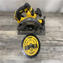 AS-IS DEWALT FLEXVOLT 60V MAX Cordless Brushless 7-1/4 in. Circular Saw with Brake (Tool Only)