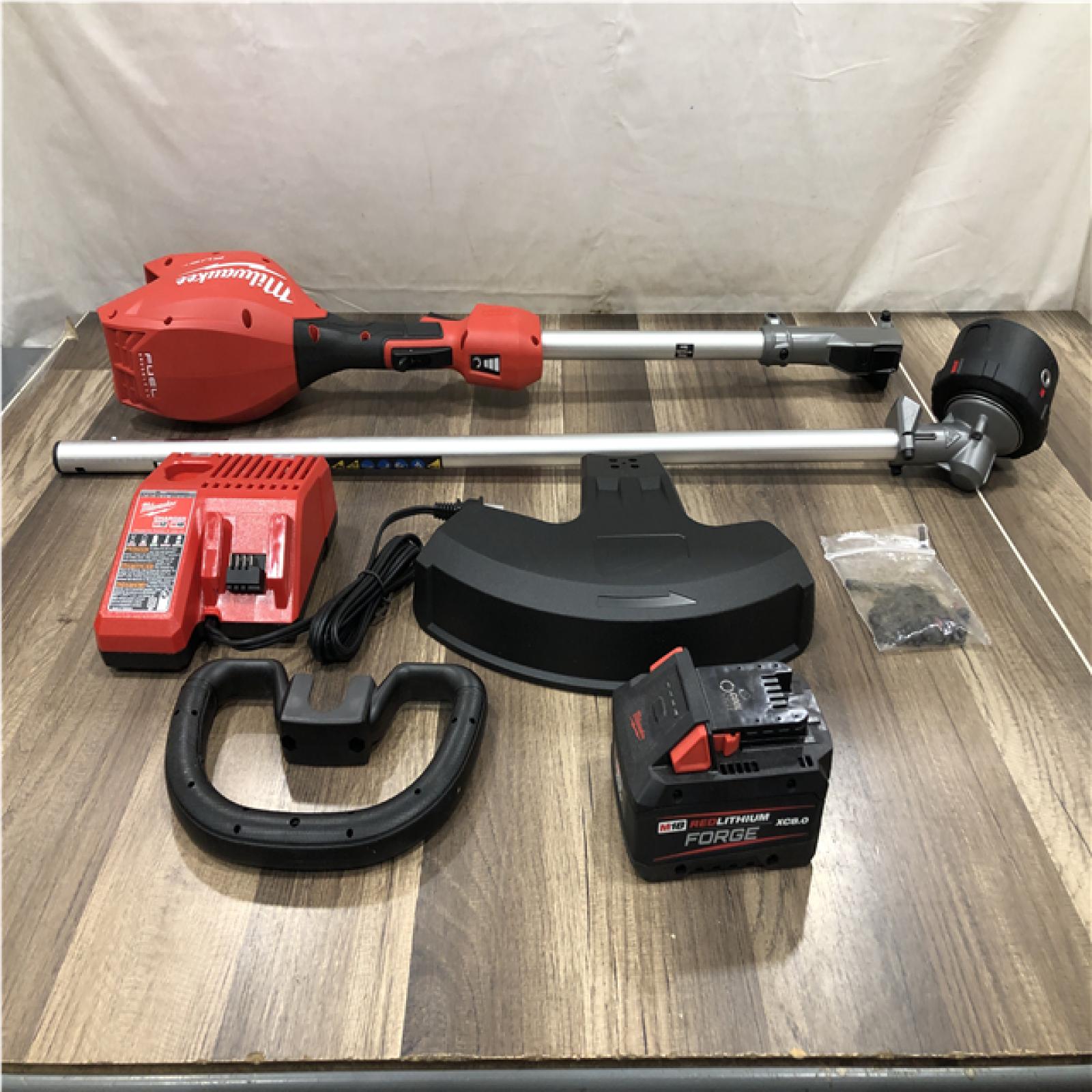AS-IS Milwaukee FUEL 18V 16 in. Brushless Cordless Battery Powered String Trimmer Kit
