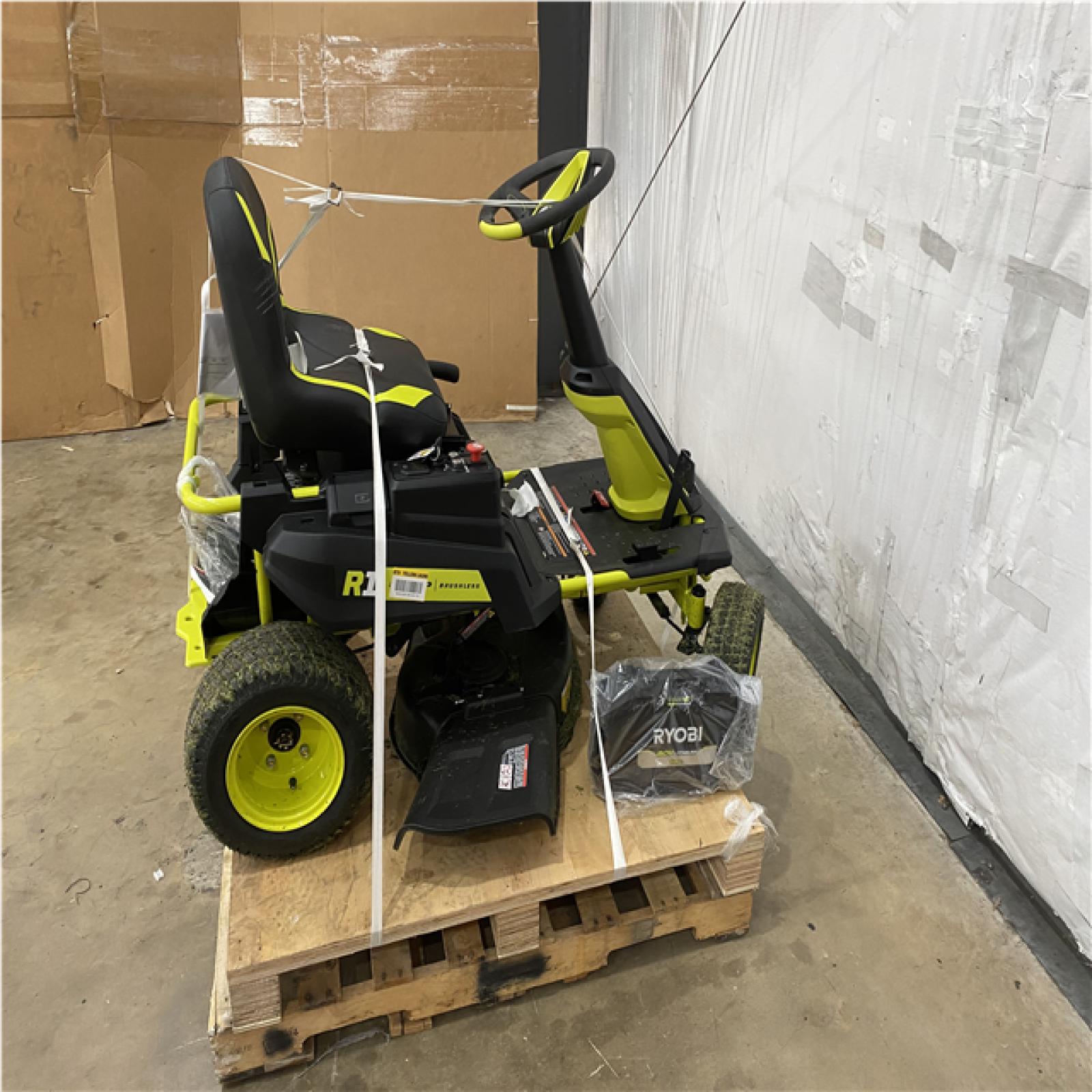 Houston Location - AS-IS Tool Pallet RYOBI 80V HP R1 SIT DOWN MOWER