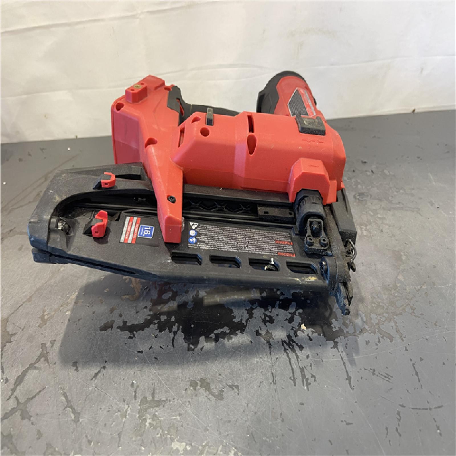 AS-IS- MILWAUKEE 16 GAUGE STRAIGHT FINISH NAILER (TOOL ONLY)