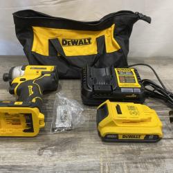 AS-IS DEWALT Atomic 20V Max Lithium-Ion Brushless Cordless Compact 1/4 in. Impact Driver Kit