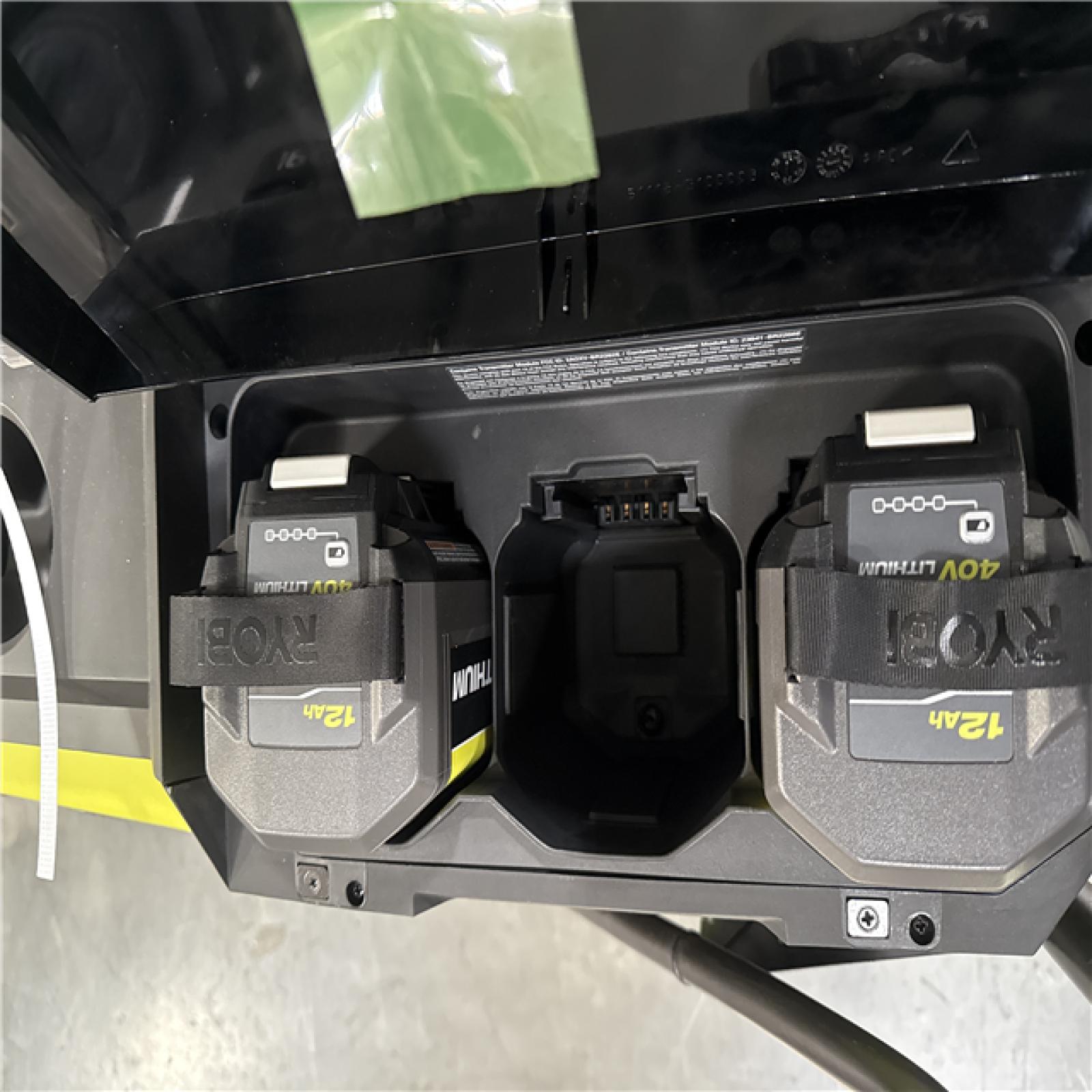 California AS-IS Ryobi 80V HP 42 Lithium Electric Zero Turn Riding Mower, includes (2) Batteries & Charger; Appears in Excellent Condition